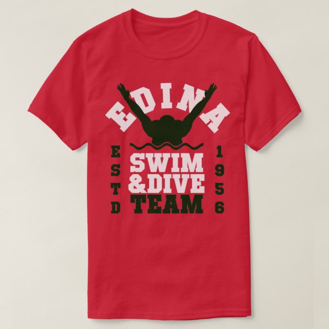 Camiseta Edina Swim Dive Team4 (Diseño del anverso)