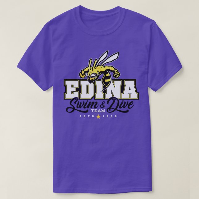 Camiseta Edina Swim Dive Team 10 (Diseño del anverso)