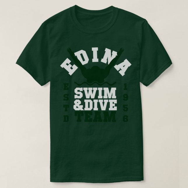 Camiseta Edina Swim Dive Team 11 (Diseño del anverso)