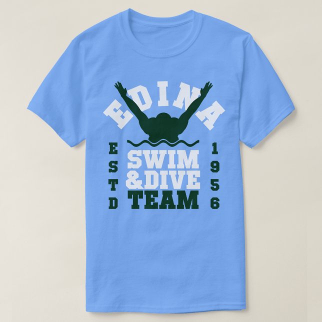 Camiseta Edina Swim Dive Team 11 (Diseño del anverso)