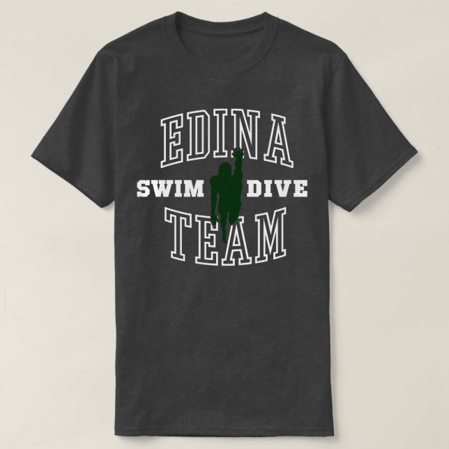 Camiseta Edina Swim Dive Team 12 (Diseño del anverso)