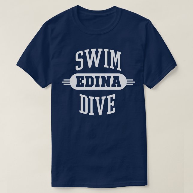 Camiseta Edina Swim Dive Team 15 (Diseño del anverso)