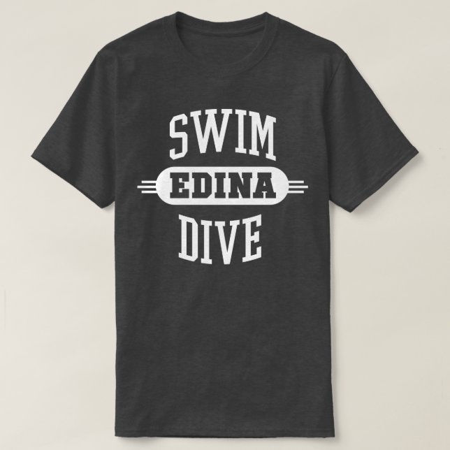 Camiseta Edina Swim Dive Team 15 (Diseño del anverso)