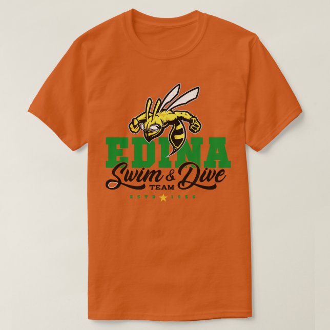 Camiseta Edina Swim Dive Team 16 (Diseño del anverso)