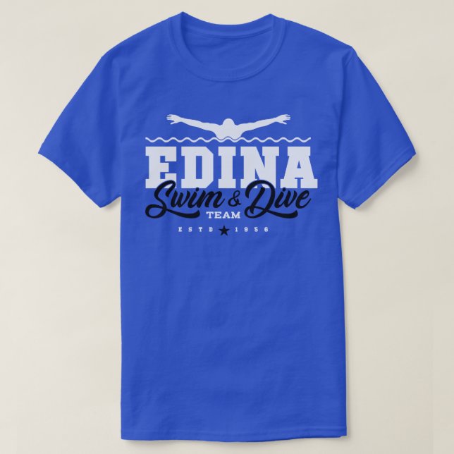 Camiseta Edina Swim Dive Team 20 (Diseño del anverso)