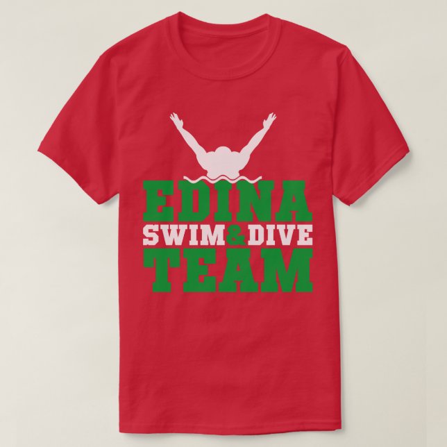 Camiseta Edina Swim Dive Team 5 (Diseño del anverso)