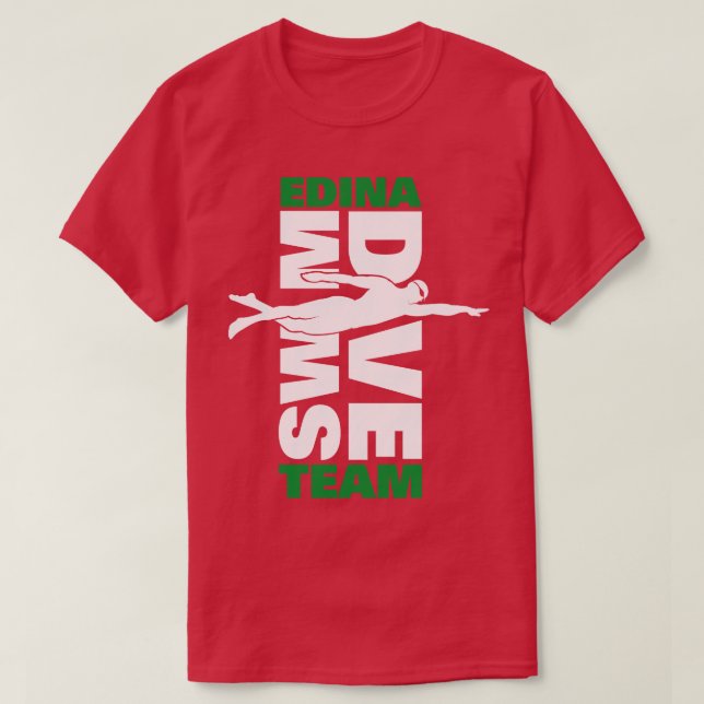 Camiseta Edina Swim Dive Team BOYS (Diseño del anverso)
