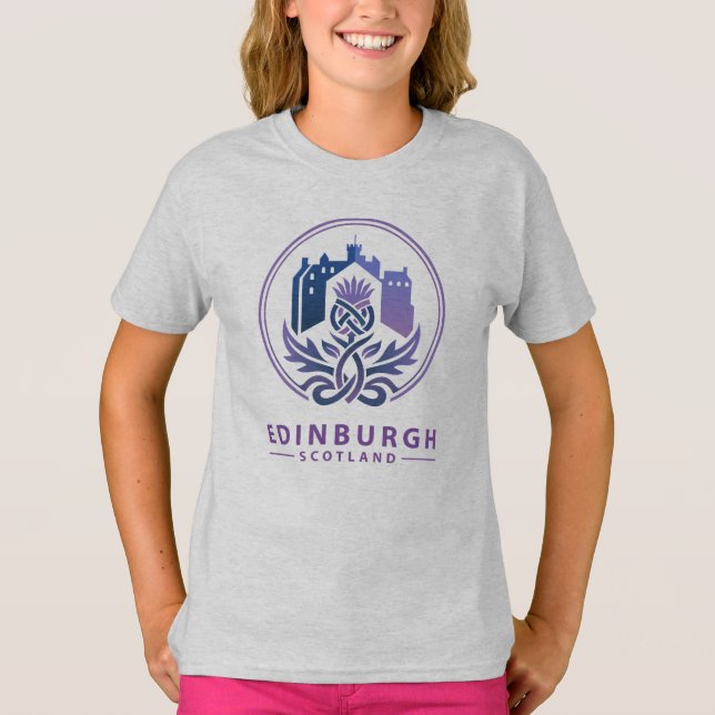 Camiseta Edinburgh Scotland United Kingdom (Anverso)