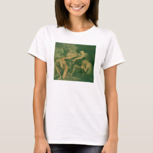 Camiseta Edipo maldiciendo a su hijo Polynices - "Vete a la