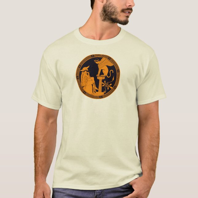 Camiseta Edipo y la esfinge (Anverso)