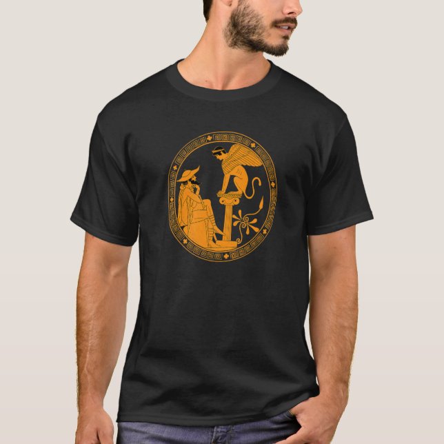 Camiseta Edipo y la Esfinge (Anverso)