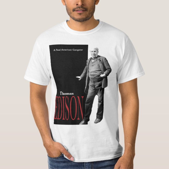 Camiseta Edison - gángster (Anverso)