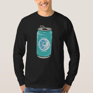 Camiseta Edisto Island Carolina del Sur Sc Cerveza Refresco