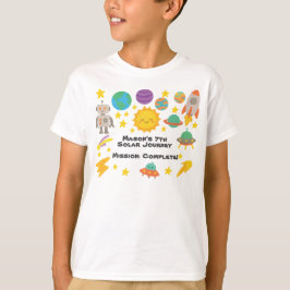 Camiseta Editable Crayon Style – Trip-Around-the-Sun Kids