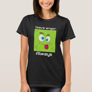 Camiseta editable de expresión de cara de personal