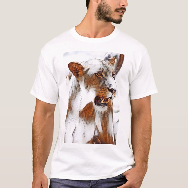 Camiseta editada digitalmente por Lioness (Anverso)
