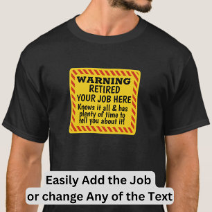 Camiseta Editar CUALQUIER TEXTO - Agregar advertencia de tr