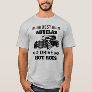 Camiseta Editar Todo Texto Nombre Mejores Abuelas Conducen 