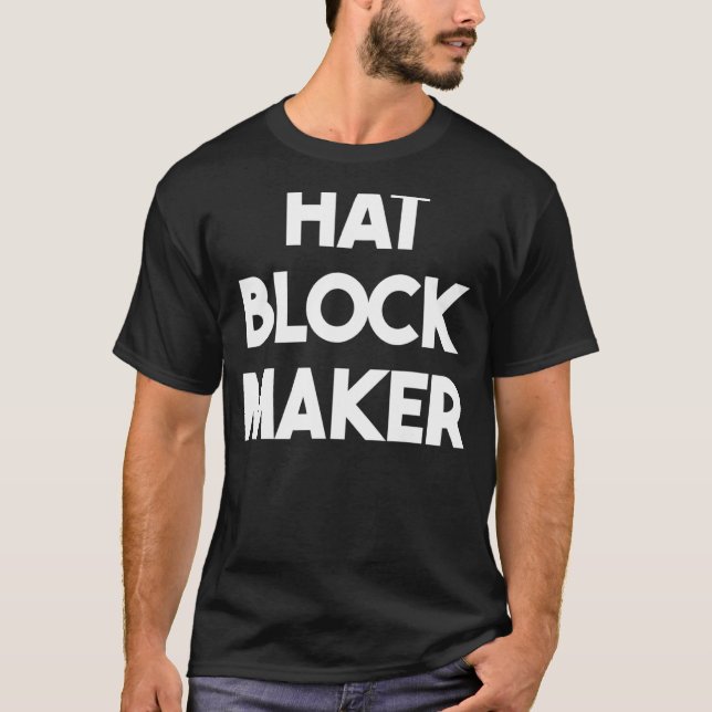 Camiseta Editor de bloques de gorra (Anverso)