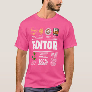 Camiseta Editor de habilidades de definición de profesión d