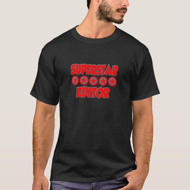 Camiseta Editor de superestrellas (Anverso)