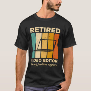Camiseta Editor de vídeo retirado ya no es mi problema Edit