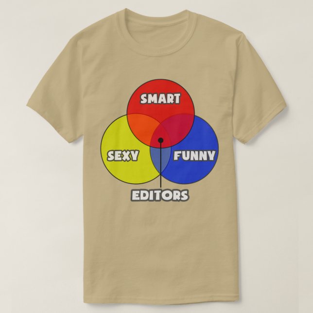 Camiseta Editores de diagramas de Venn (Diseño del anverso)