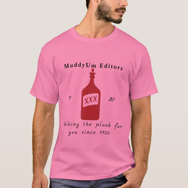 Camiseta Editores de MuddyUm (Anverso)