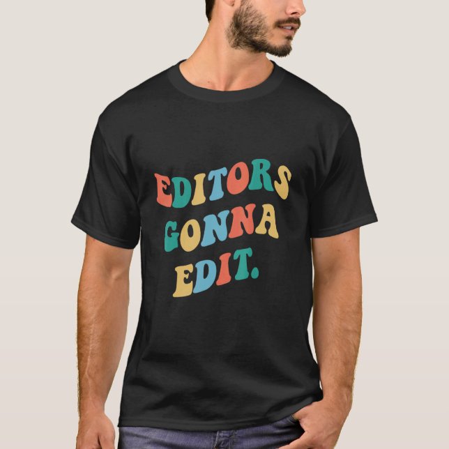 Camiseta Editores Editarán Boo de Autores Retro Groovy (Anverso)