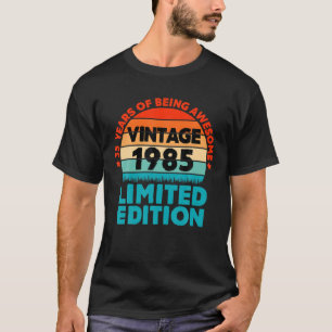 Camiseta Editorial Limitada De 35 Años Vintage 1985 35Th Bi