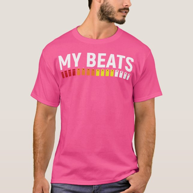 Camiseta Edm 808 My Beats - Roland Drum Machine (Anverso)
