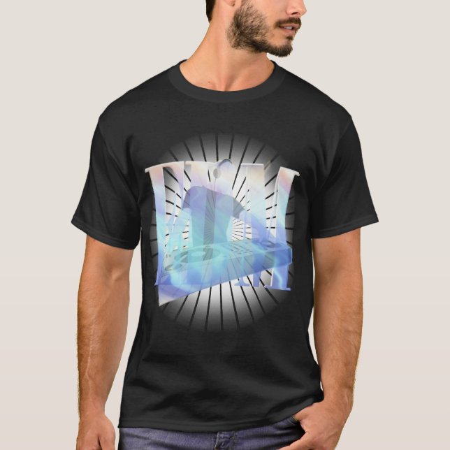 CAMISETA EDM AZUL ELÉCTRICO (Anverso)