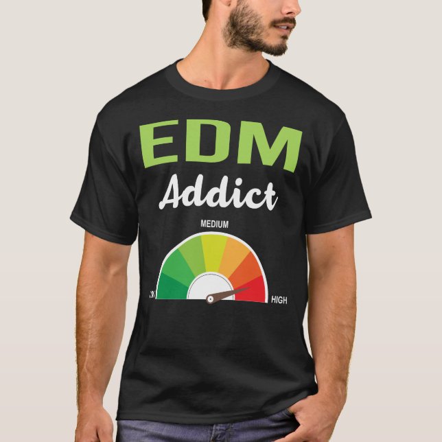 Camiseta EDM de adicción (Anverso)