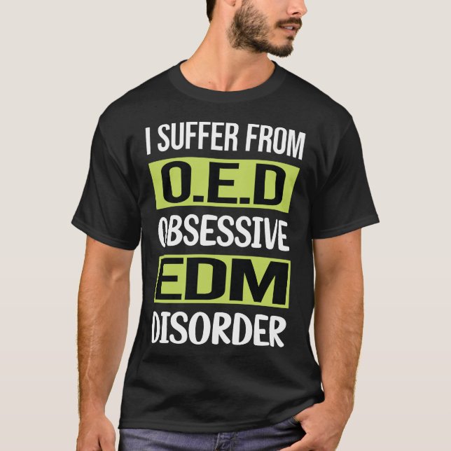 Camiseta EDM de amor obsesivo (Anverso)