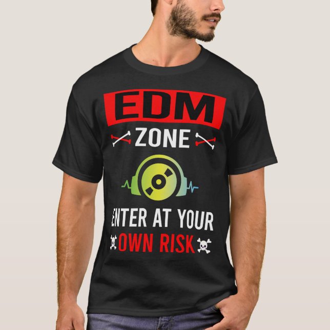 Camiseta EDM de zona de riesgo (Anverso)