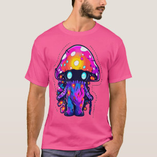 Camiseta Edm Festival Trippy Art Mushroom Psychedelic Rave