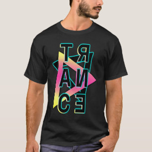 Camiseta EDM Geométrica Trance House Techno Rave Dance Musi