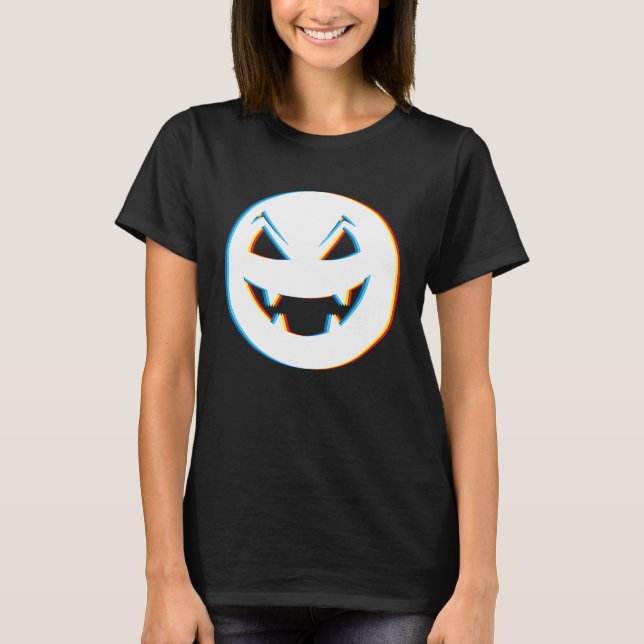 Camiseta EDM Halloween Rave  Techno Raver Halloween Dragon (Anverso)
