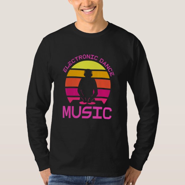 Camiseta Edm Rave Dj Electronic Dance Music (Anverso)