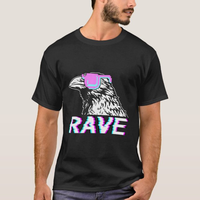 Camiseta Edm Rave Py Dj Disk Jockey Techno Ravin Music (Anverso)