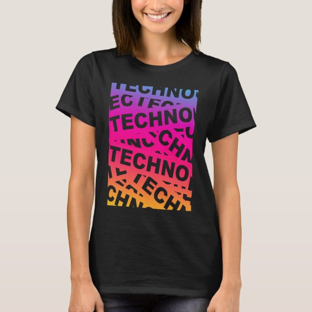 Camiseta EDM Techno Music Festival Rave Fiesta Trance Raver (Anverso)