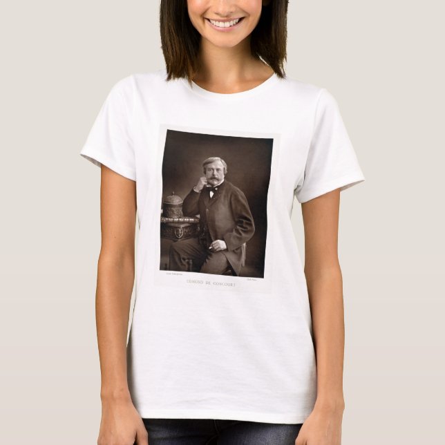 Camiseta Edmond de Goncourt (1822-96) de 'Galerie Contemp (Anverso)