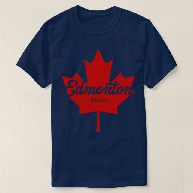 Camiseta Edmonton Alberta Canada (Diseño del anverso)