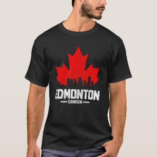 Camiseta Edmonton Alberta Canada Maple Leaf Canadian Flag S