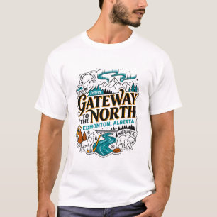 Camiseta Edmonton Alberta Puerta De Entrada Al Norte Salvaj