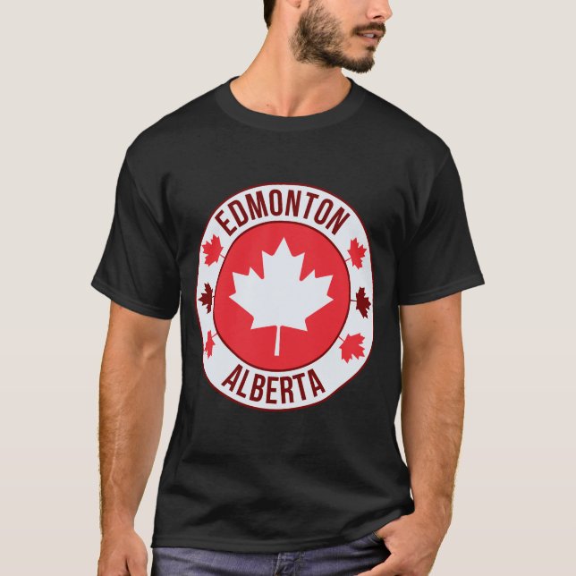 Camiseta Edmonton, Canada City T-Shirt | Travel & Hometown  (Anverso)