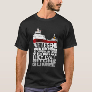 Camiseta Edmund Fitzgerald Ellos Llaman Gitche Gumee