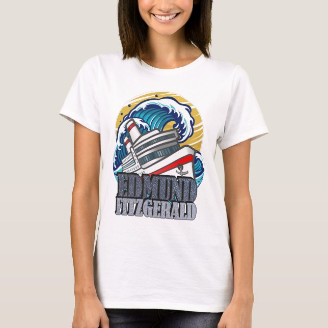 Camiseta Edmund Fitzgerald | Tribute to the Legendary Ship (Anverso)