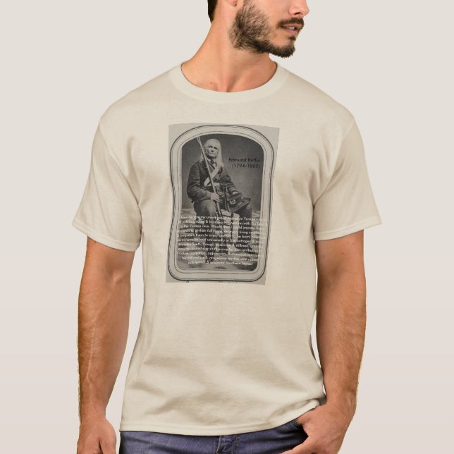 Camiseta Edmund Ruffin, comedor de fuego rebelde y su rant. (Anverso)