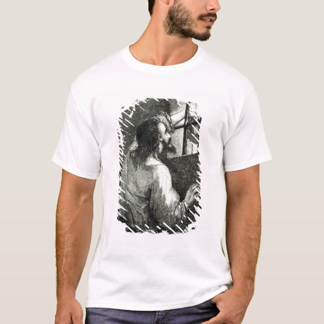 Camiseta Edmundo Dantes encarcelado en el d'If del castillo (Anverso)